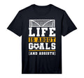 Mens Im Leben Geht Es Um Goals Und T-Shirt - Aesthetic Graphic Unisex