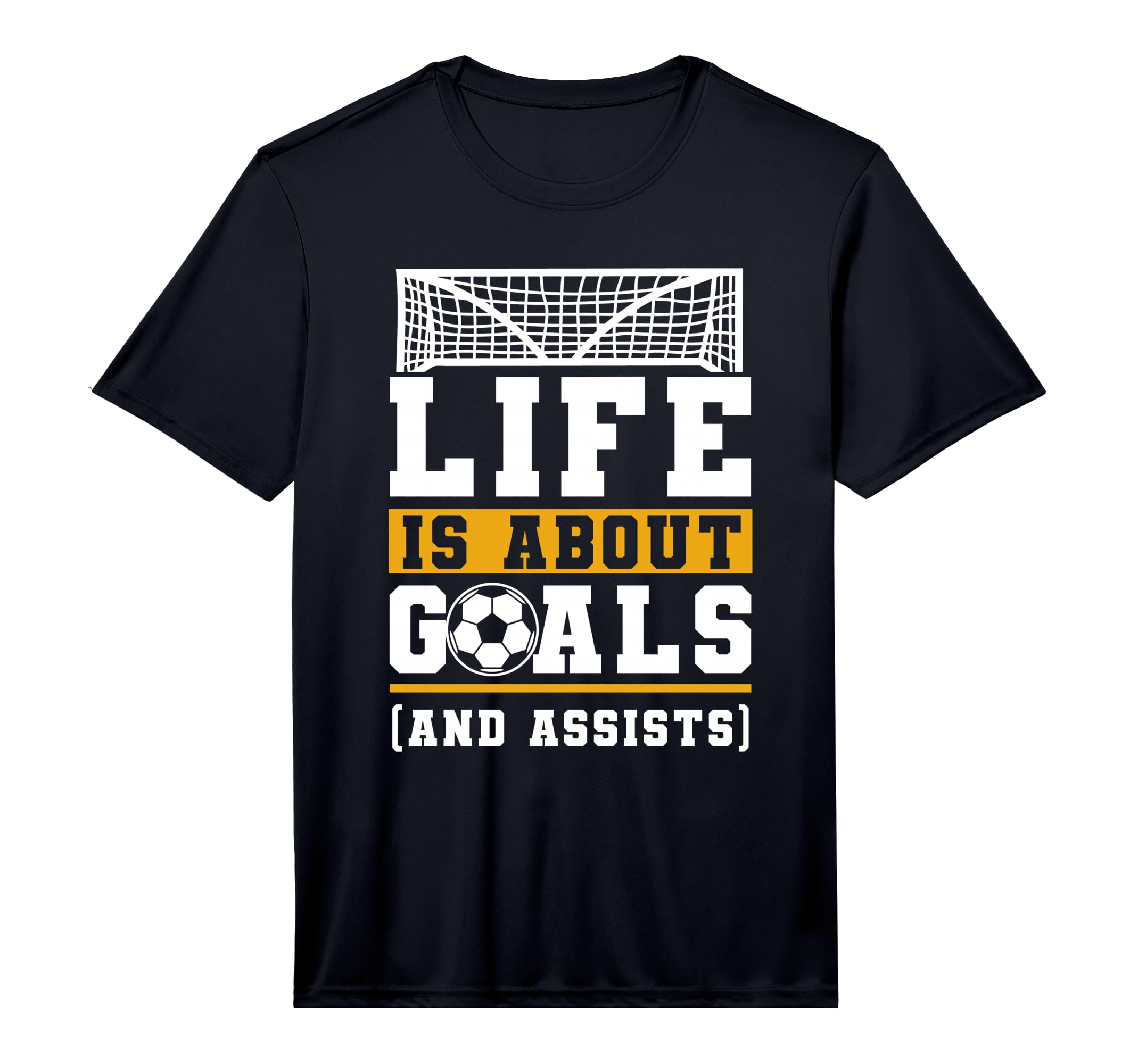 Mens Im Leben Geht Es Um Goals Und T-Shirt - Aesthetic Graphic Unisex