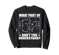 Funny What Part Soccer Dont You Sweatshirt - Novelty Apparel for Adults