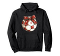 Soccer Valentines Day Sports Trendy Hoodie - Casual Everyday Wear Unisex