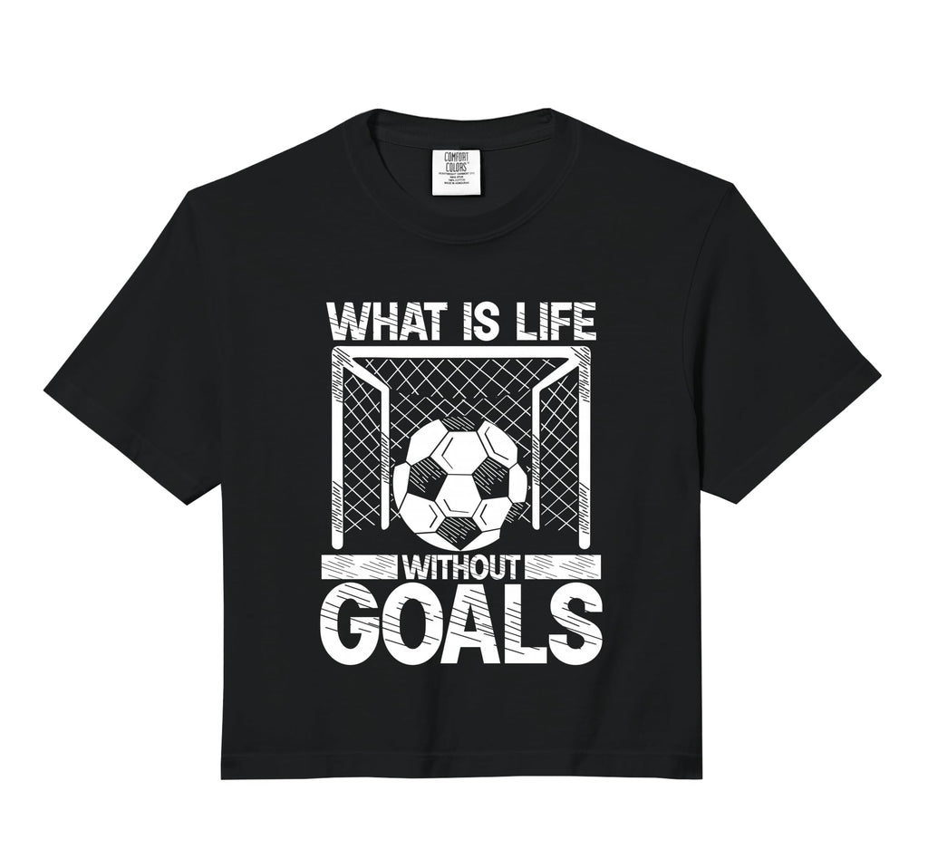 What Is Life Without Goals Soccer Comfort Hoodie - Graphic Print Unisex