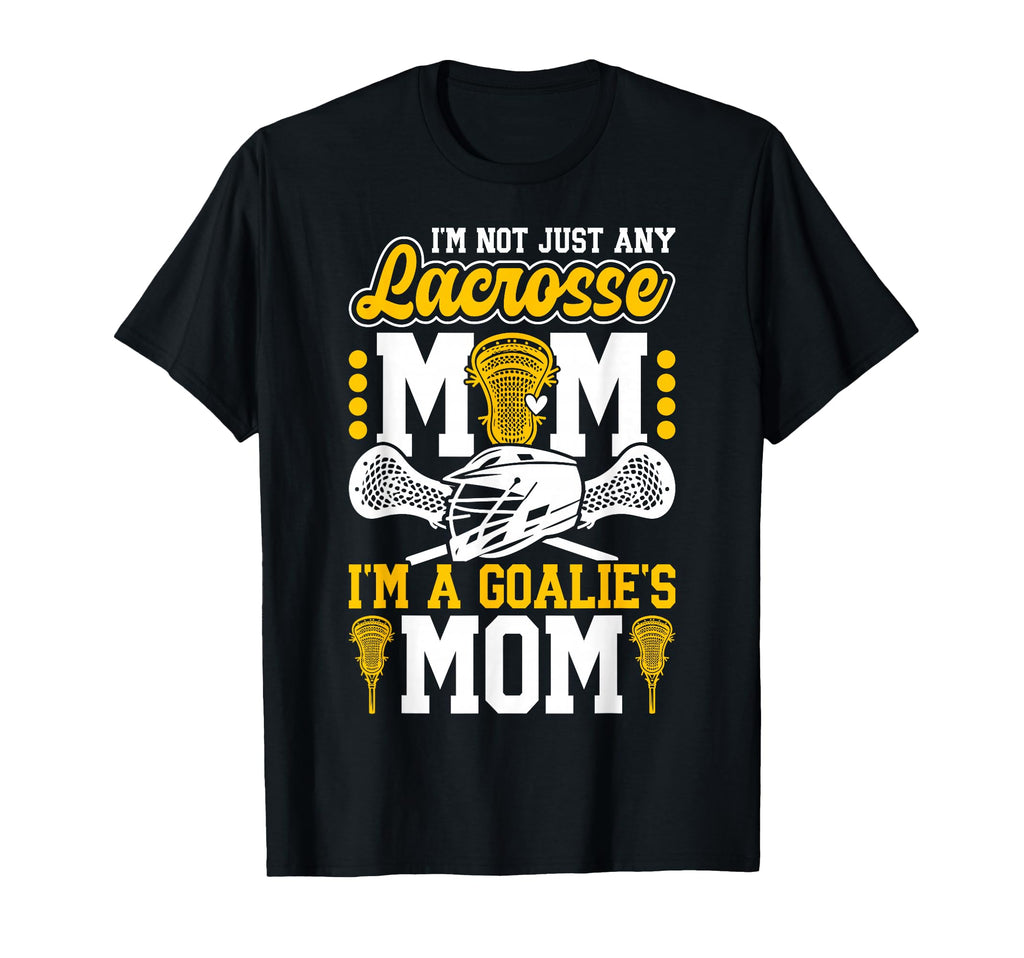 Proud Lacrosse Goalkeeper Mom T-Shirt - Fun Novelty Design for Adults