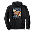 Soccer Squad Capybara Meme Ironic Hoodie - Custom Art Print for Adults