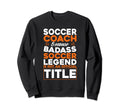 Soccer Coaching Training Trainer Sweatshirt - Unique Graphic for Adults