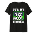 Its My 15Th Birthday Soccer Theme 15 T-Shirt - Custom Art Print Unisex