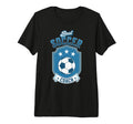 Fun Gift Best Soccer Coach Tri Blend T-Shirt - Custom Art Print Unisex