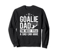 Soccer Goalie Dad Best Title Dad Sweatshirt - Trendy Graphic for Adults