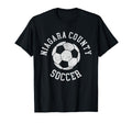 Niagara County Soccer Distressed 90S T-Shirt - Novelty Apparel Unisex