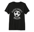 Floyd County Soccer Distressed 90S Tri T-Shirt - Novelty Apparel Unisex