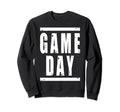 Game Day Football Soccer Sweatshirt - Fun Novelty Design for Adults