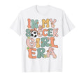 My Soccer Era Groovy Soccer Soccer T-Shirt - Trendy Graphic Unisex