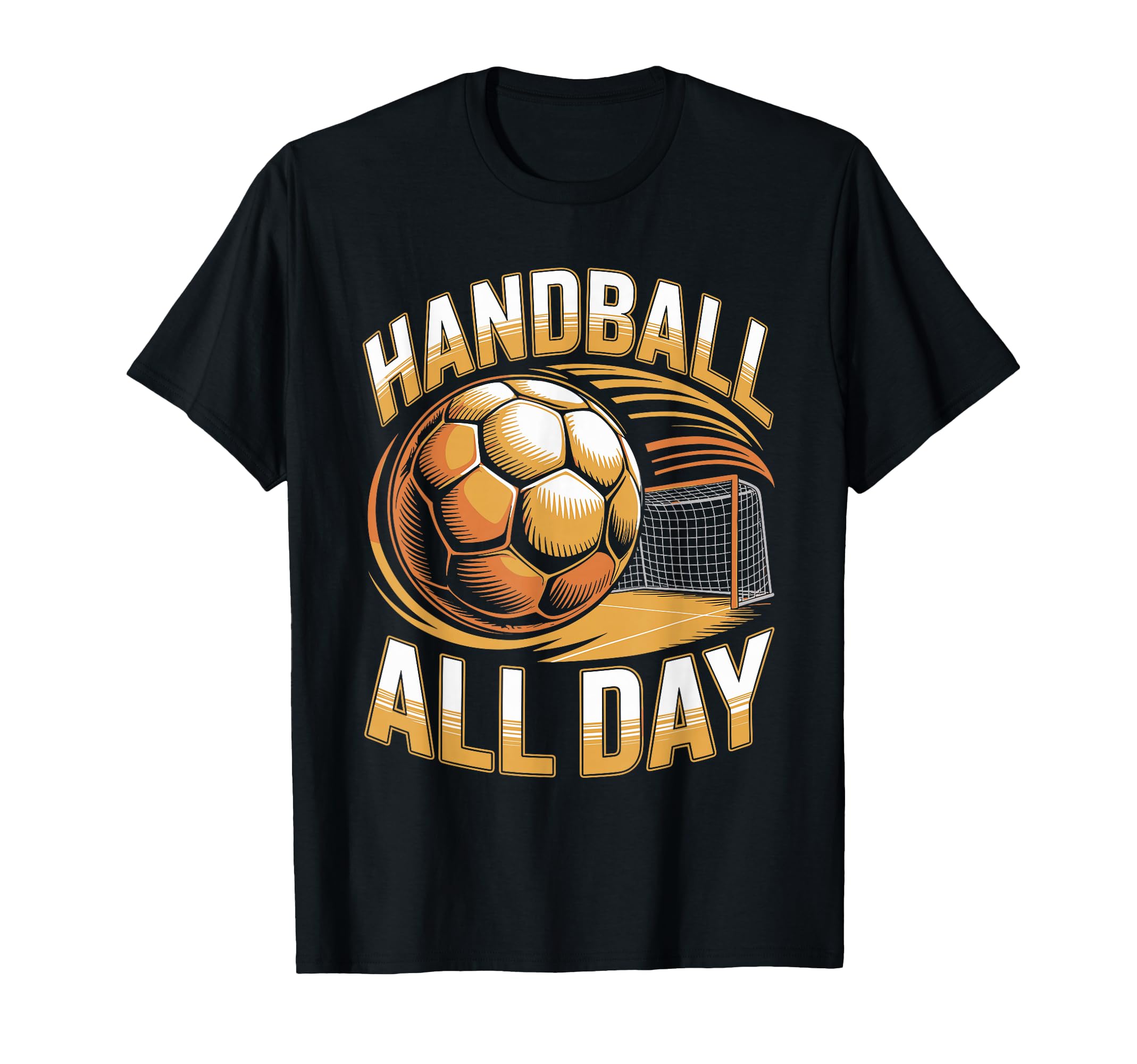 Handball All Day Goalkeeper Court Energy T-Shirt - Custom Art Print Unisex