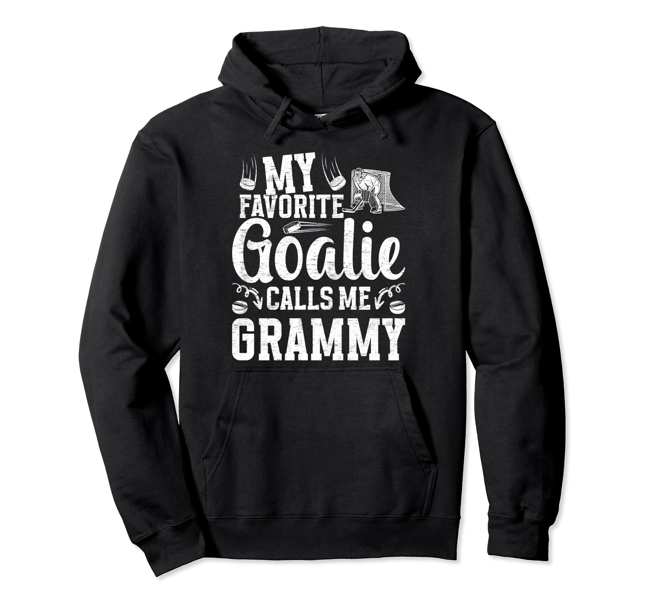 Favorite Ice Hockey Goalie Grammy Ice Hoodie - Streetwear Style Unisex