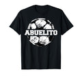 Soccer Abuelito Soccer Ball Split T-Shirt - Fun Novelty Design Men Women