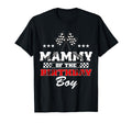 Mammy Birthday Soccer Party Family T-Shirt - Minimalist Print for Adults