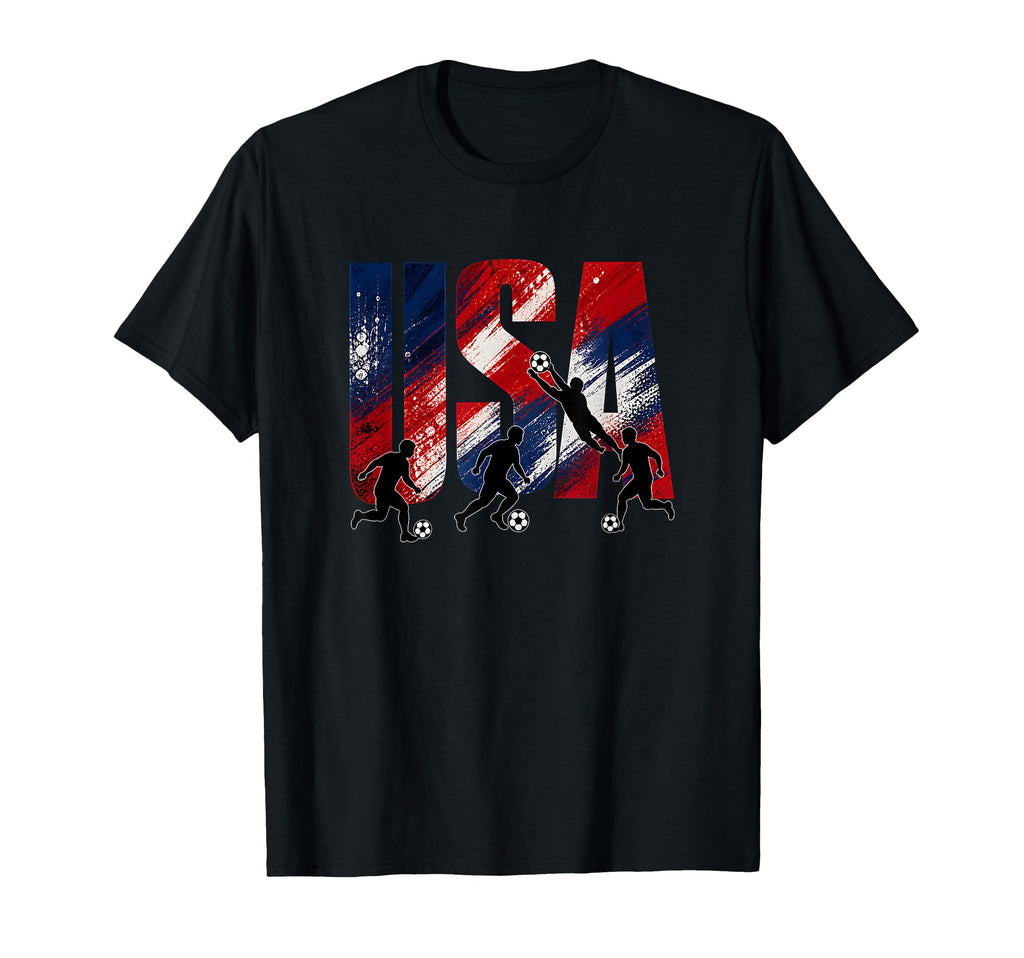 Usa Game Football Lovers 2026 Match T-Shirt - Minimalist Print for Adults