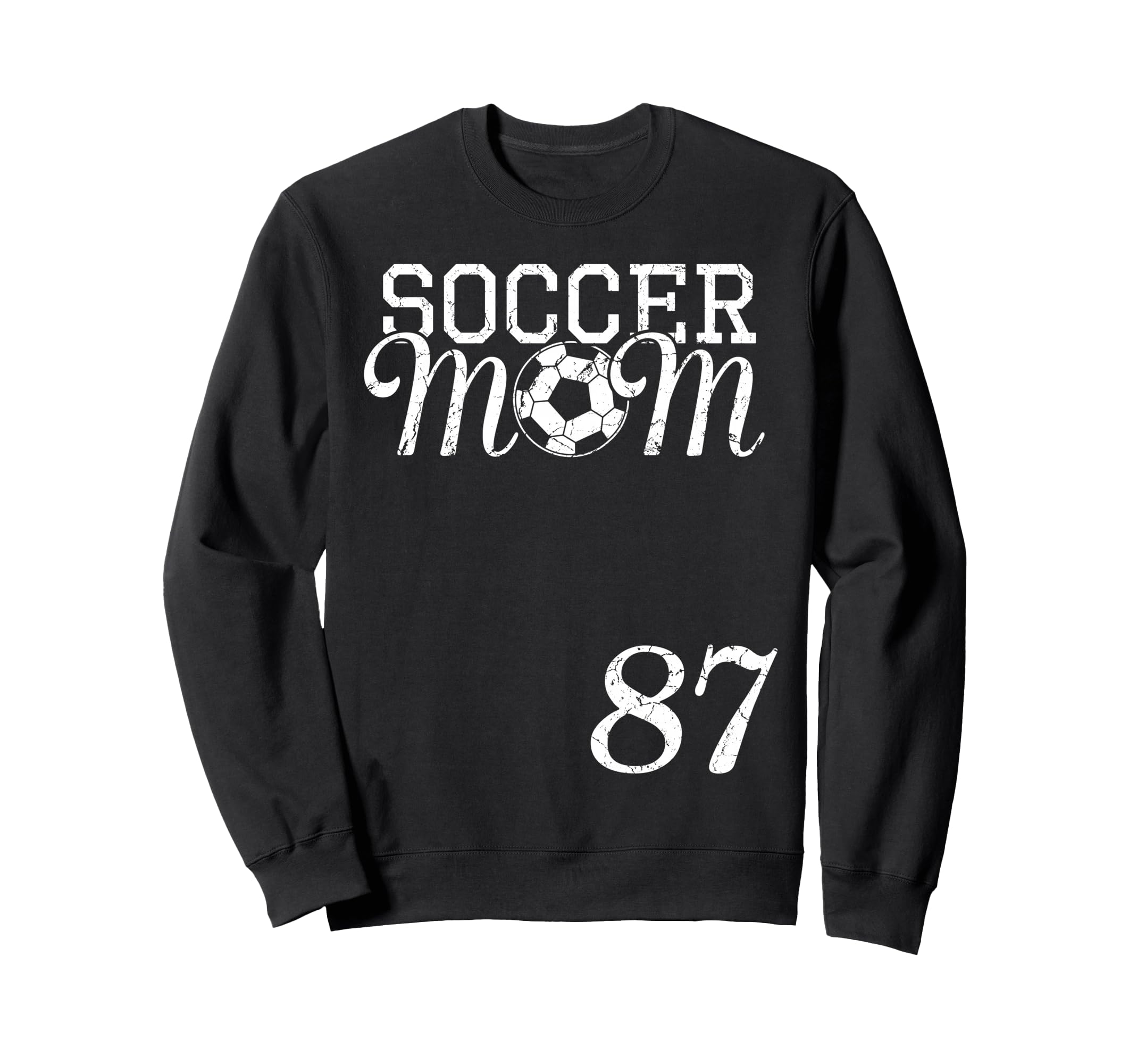 Soccer Mom Jersey Number 87 Sweatshirt - Custom Art Print Men Women