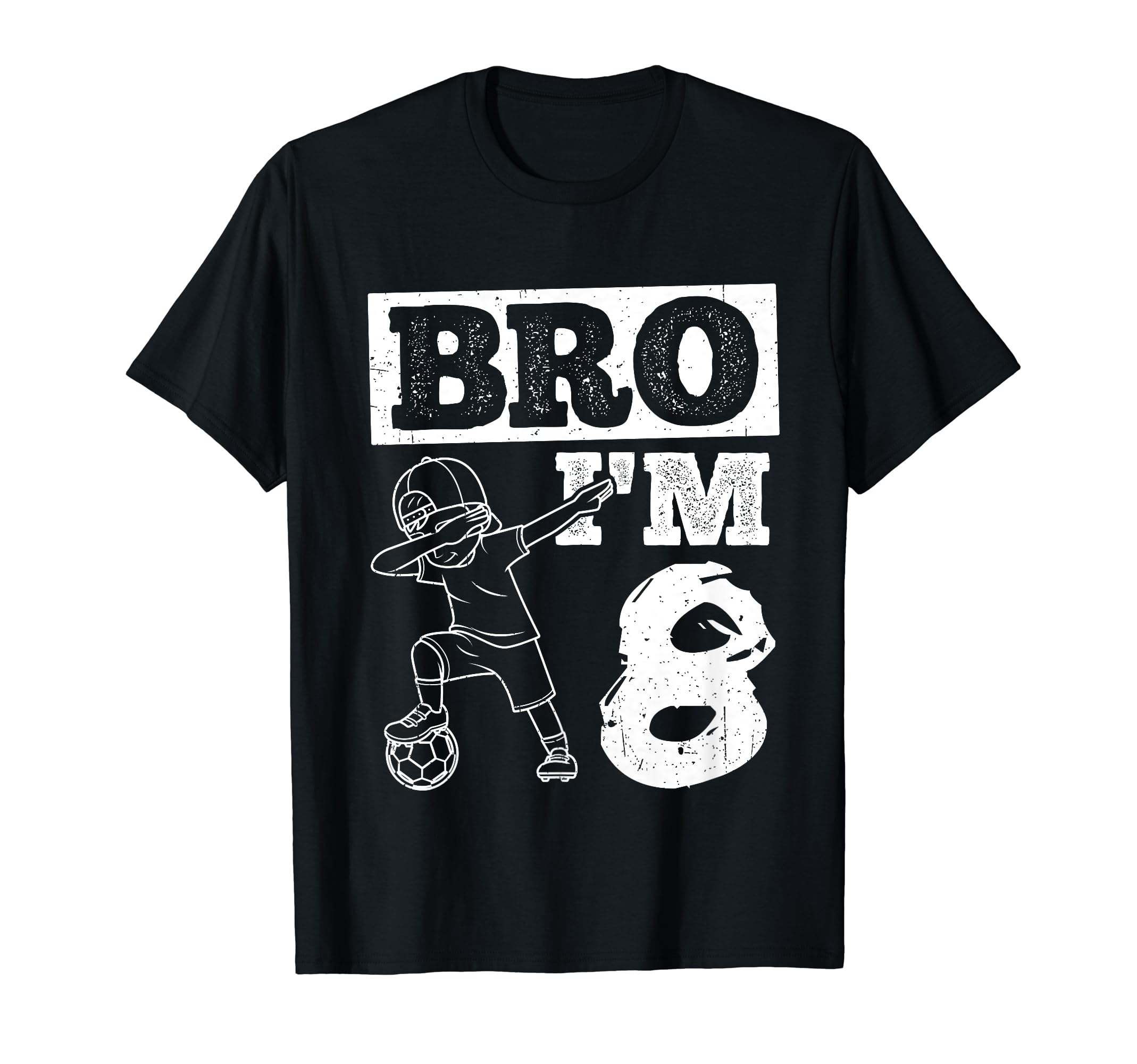 Bro Im 8Th Birthday Celebration T-Shirt - Casual Everyday Wear for Adults