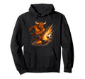 Soccer Bull Fierce Power Kick Hoodie - Aesthetic Graphic Men Women