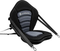 Standard Padded Kayak Canoe Seat Adjustable Backrest with 4 Straps Durable Sit-On-Top Cushion for Kayaking, Rafting & Fishing