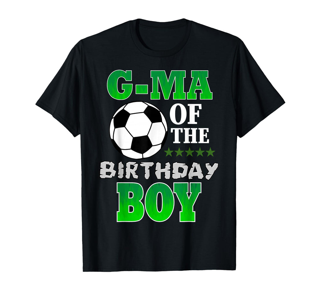 G Ma Birthday Soccer Stars Outfit T-Shirt - Casual Everyday Wear Unisex