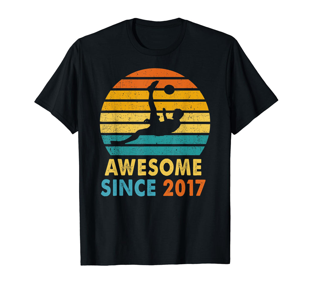 7Th Birthday Soccer Player 2017 T-Shirt - Aesthetic Graphic for Adults