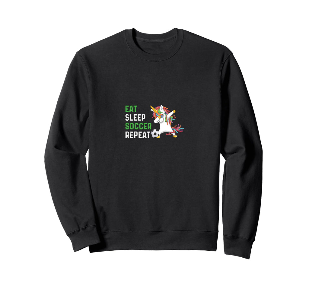 Funny Eat Sleep Soccer Repeat Sweatshirt - Trendy Graphic Unisex