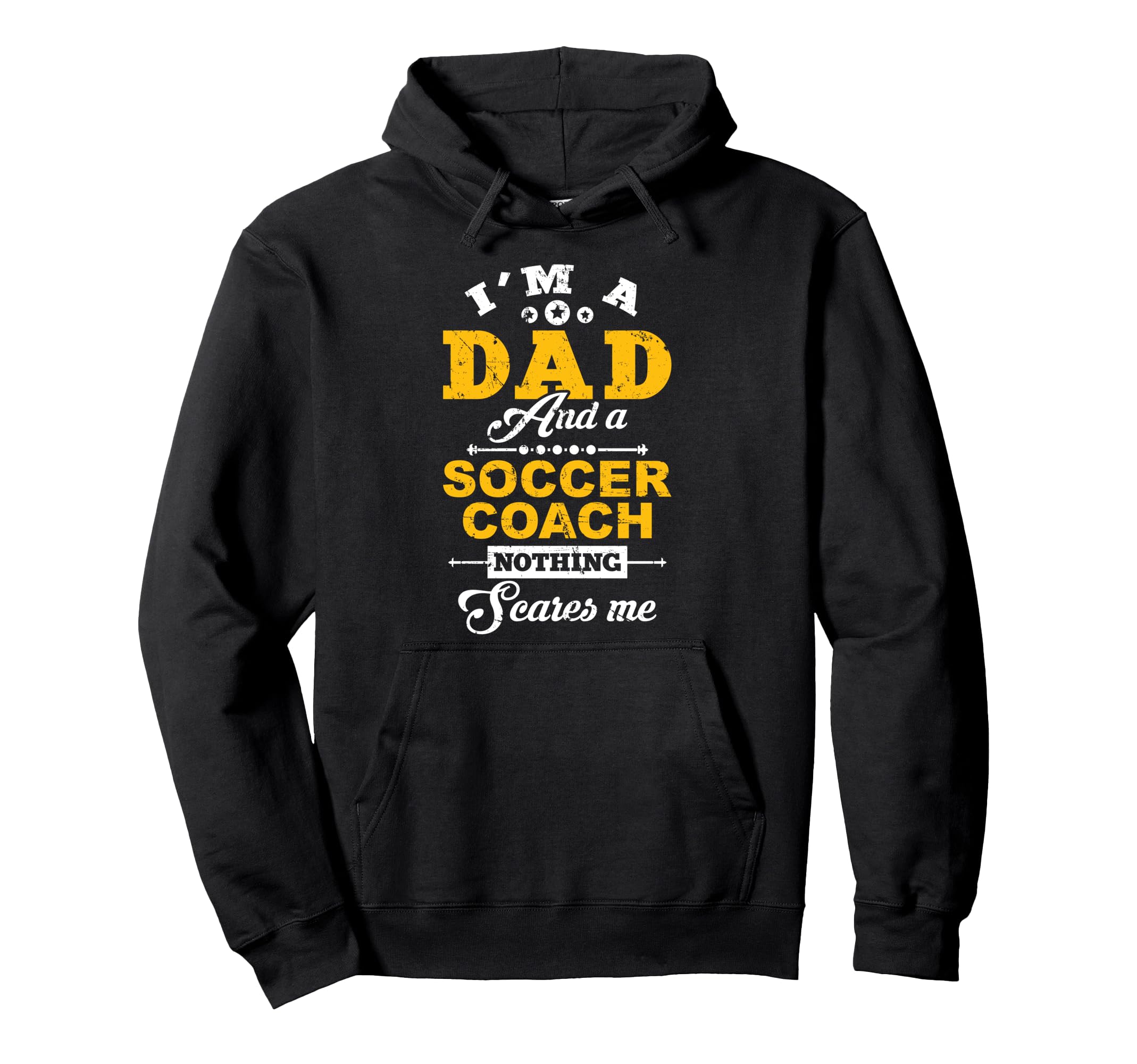 Im Dad And Soccer Coach Happy Fathers Day Hoodie - Minimalist Print Unisex