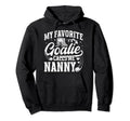 Favorite Ice Hockey Goalie Nanny Ice Hoodie - Streetwear Style for Adults