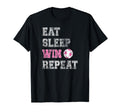 Soccer Eat Sleep Win Repeat Football T-Shirt - Trendy Graphic Men Women