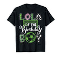 Lola Birthday Soccer Player Birthday T-Shirt - Graphic Print Unisex