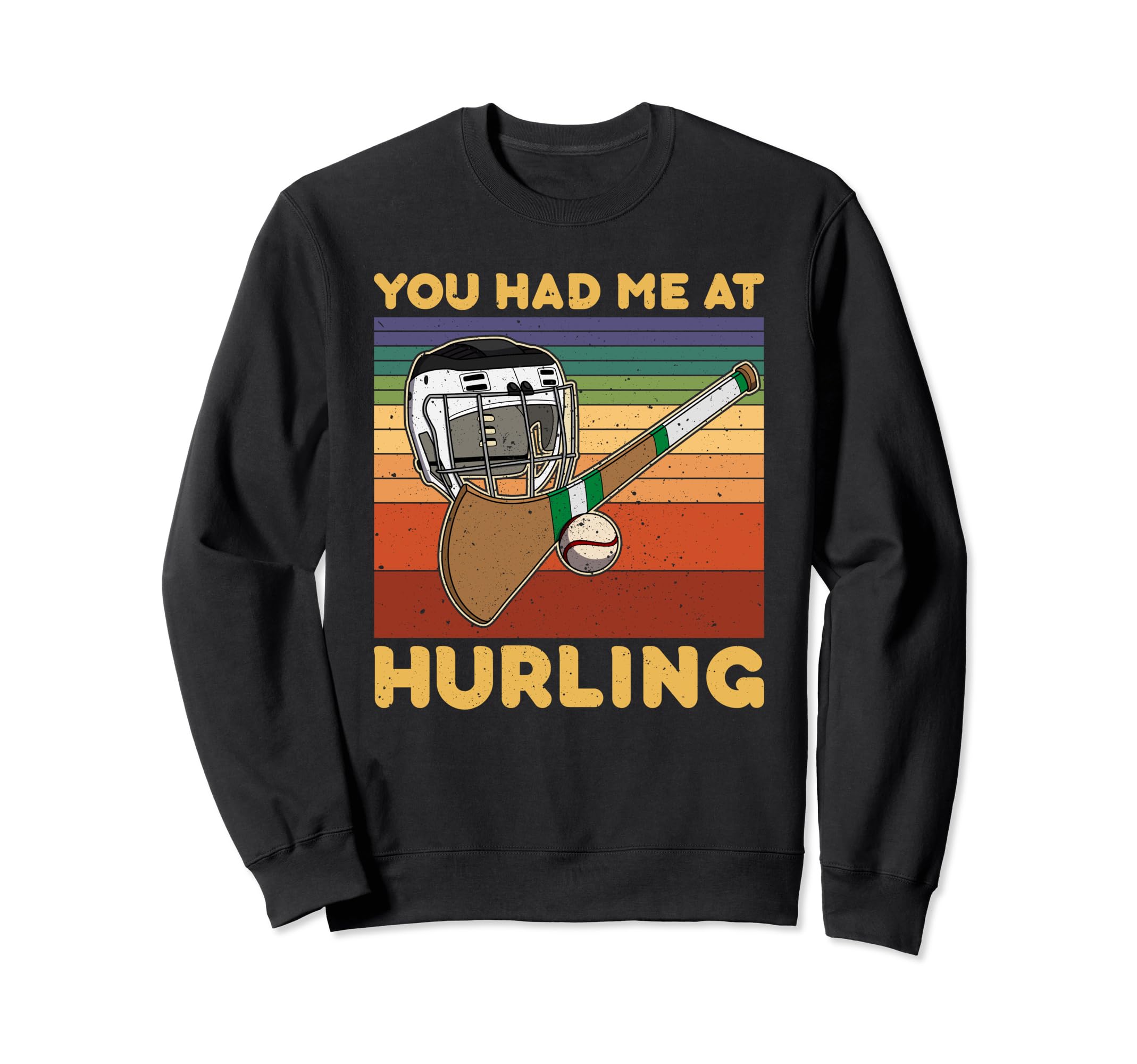 Hurling Helmet Athletic Goalkeeper Sweatshirt - Aesthetic Graphic Unisex