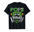 Pops Birthday Soccer Player Bday T-Shirt - Novelty Apparel for Adults