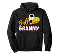 Funny Ball Granny Soccer Softball Hoodie - Streetwear Style Unisex
