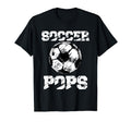 Soccer Pops Funny Soccer Player Pops T-Shirt - Minimalist Print for Adults