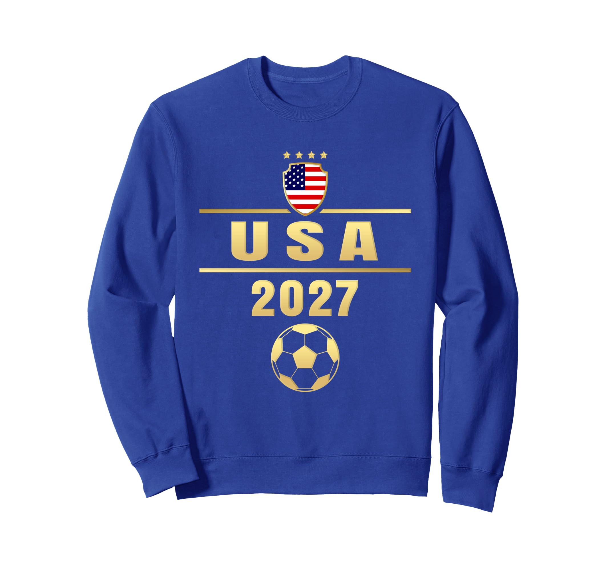 American Flag Soccer Team Soccer Sweatshirt - Novelty Apparel Men Women