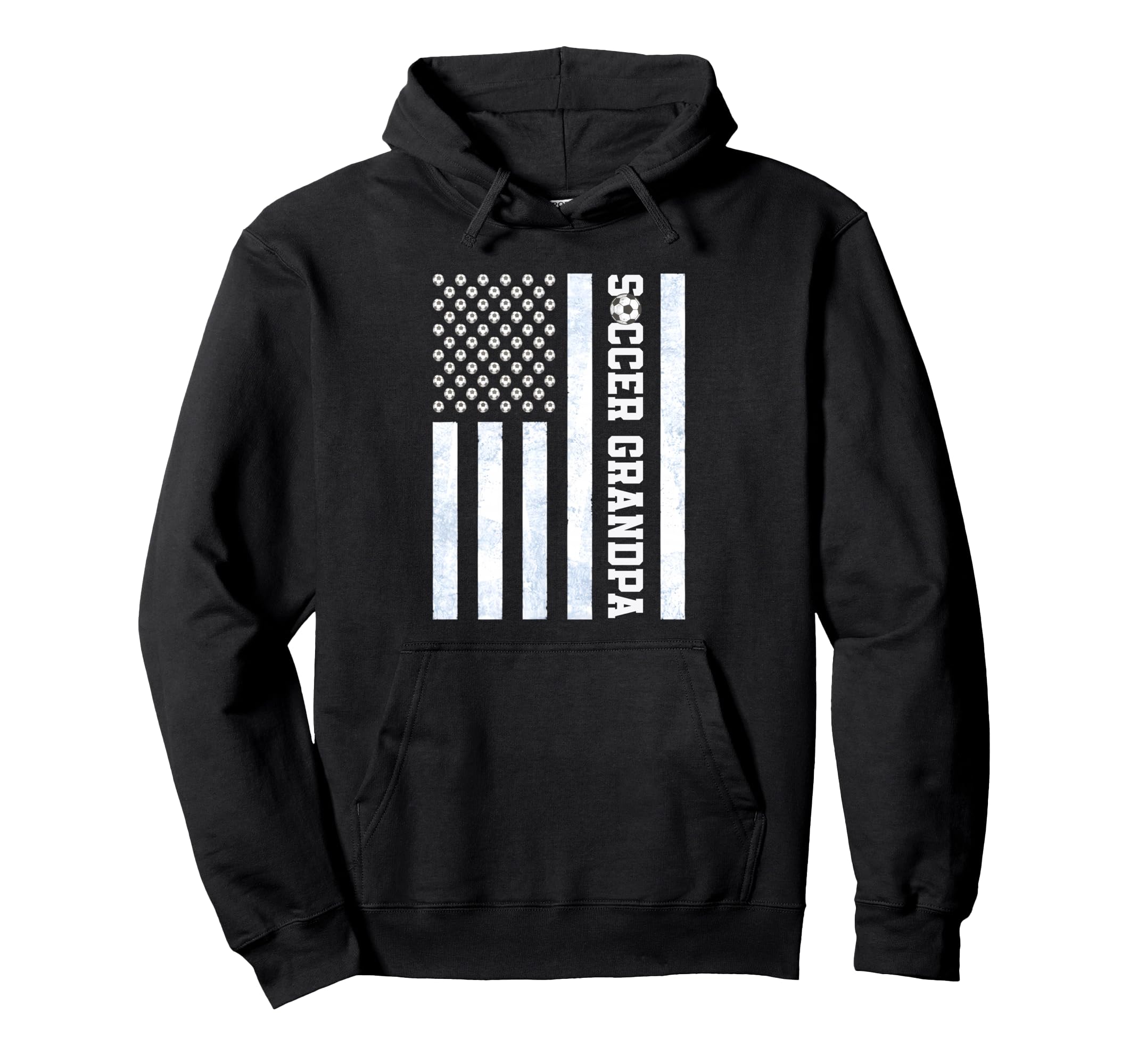 Soccer Grandpa Proud Soccer Player Usa Hoodie - Minimalist Print Unisex