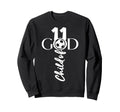 Jesus Christ 11 Years Child God Sweatshirt - Minimalist Print Men Women