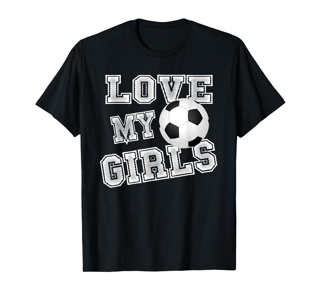 I Love My Dad Mom Soccer Soccer Mom T-Shirt - Minimalist Print Men Women