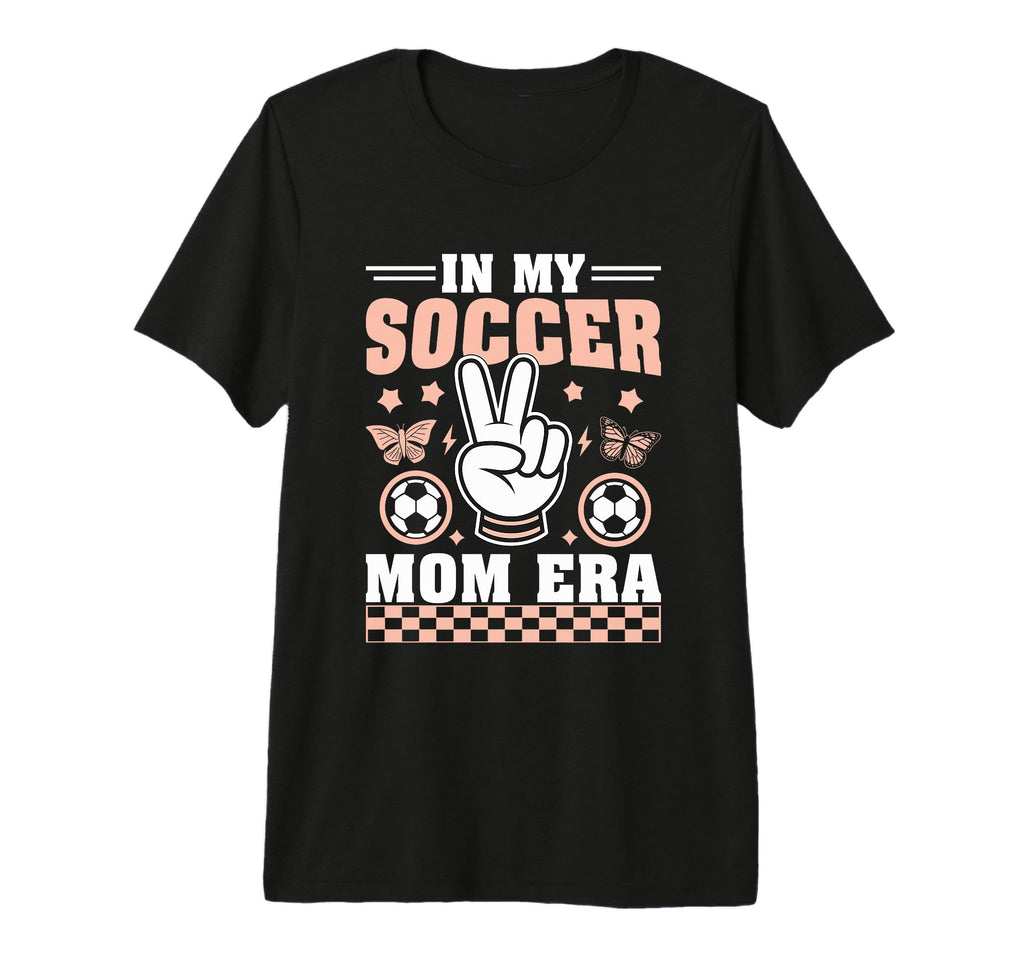 My Soccer Mom Era Football Butterflies T-Shirt - Minimalist Print Unisex