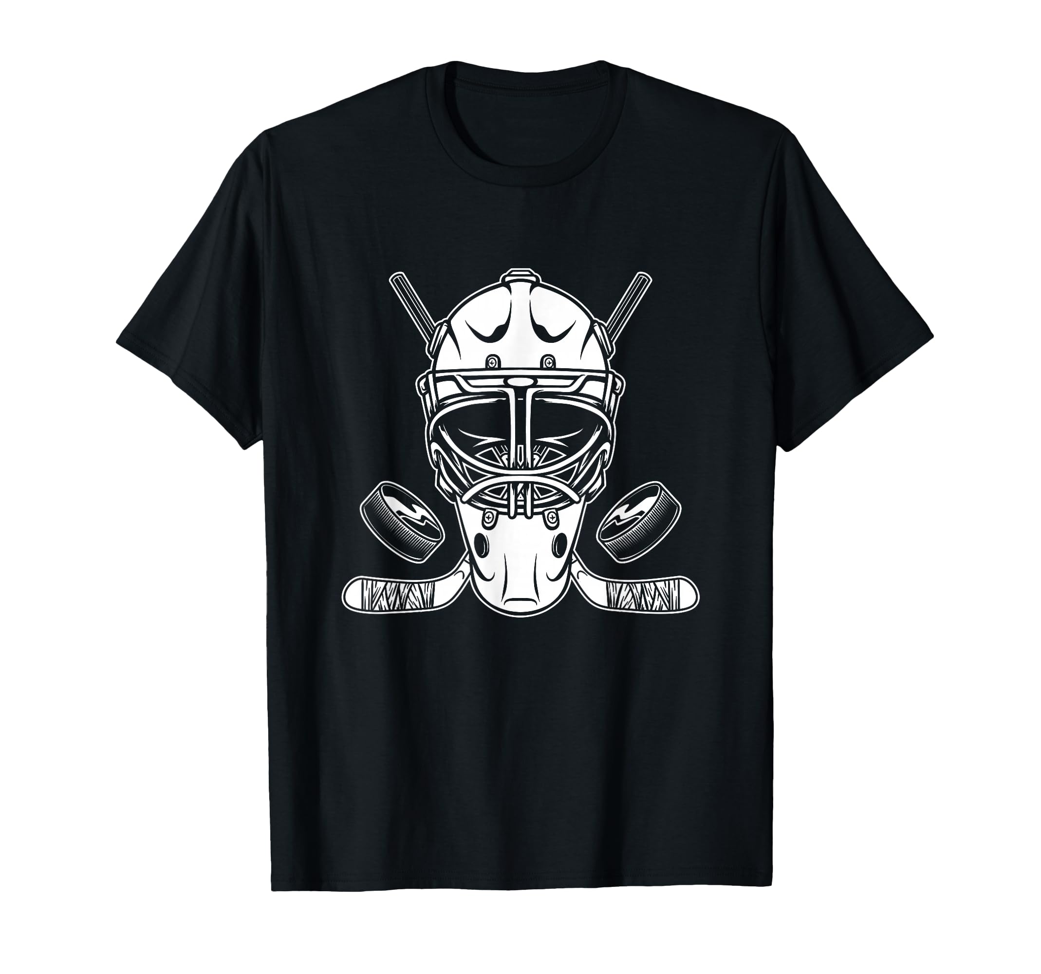 Ice Hockey Goalie Goalkeeper Goalie T-Shirt - Casual Everyday Wear Unisex