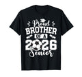 Proud Brother 2026 Senior Soccer Ball T-Shirt - Graphic Print Men Women