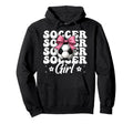 Soccer Soccer Mom Coquette Hoodie - Unique Graphic Men Women