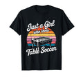Just Who Loves Table Soccer T-Shirt - Novelty Apparel for Adults