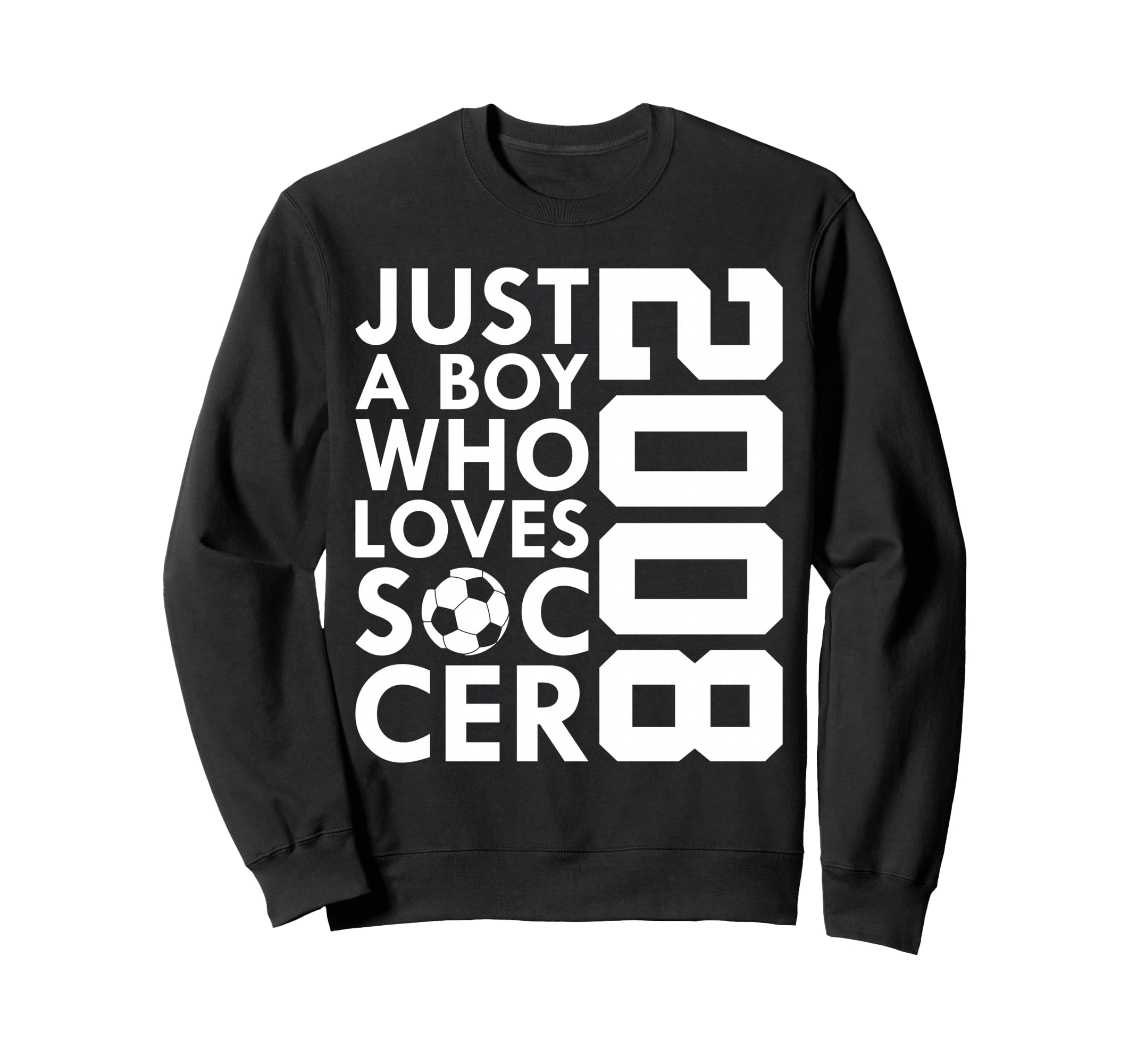 2008 Just Who Loves Soccer 18Th Sweatshirt - Minimalist Print for Adults