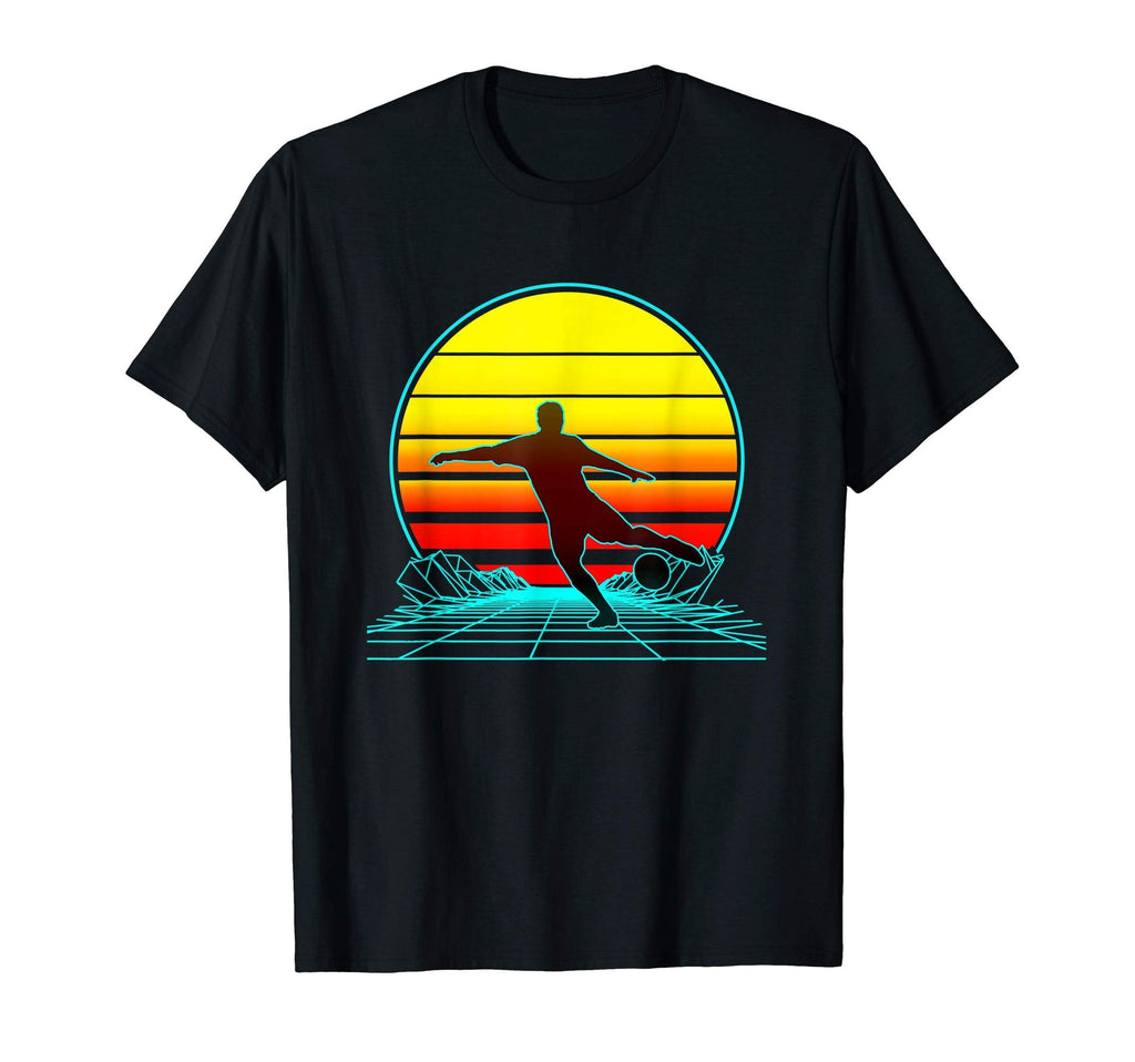 Sunset Soccer T-Shirt - Trendy Graphic Men Women