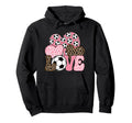 Love Soccer Soccer Lover Hoodie - Aesthetic Graphic Unisex