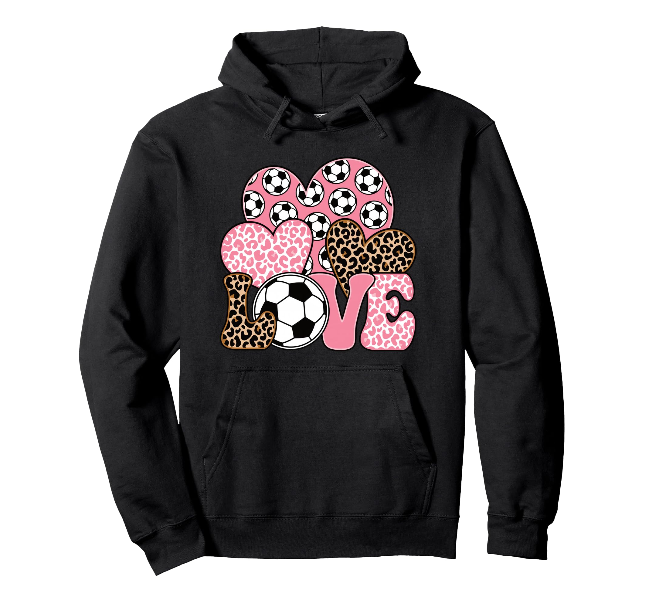 Love Soccer Soccer Lover Hoodie - Aesthetic Graphic Unisex