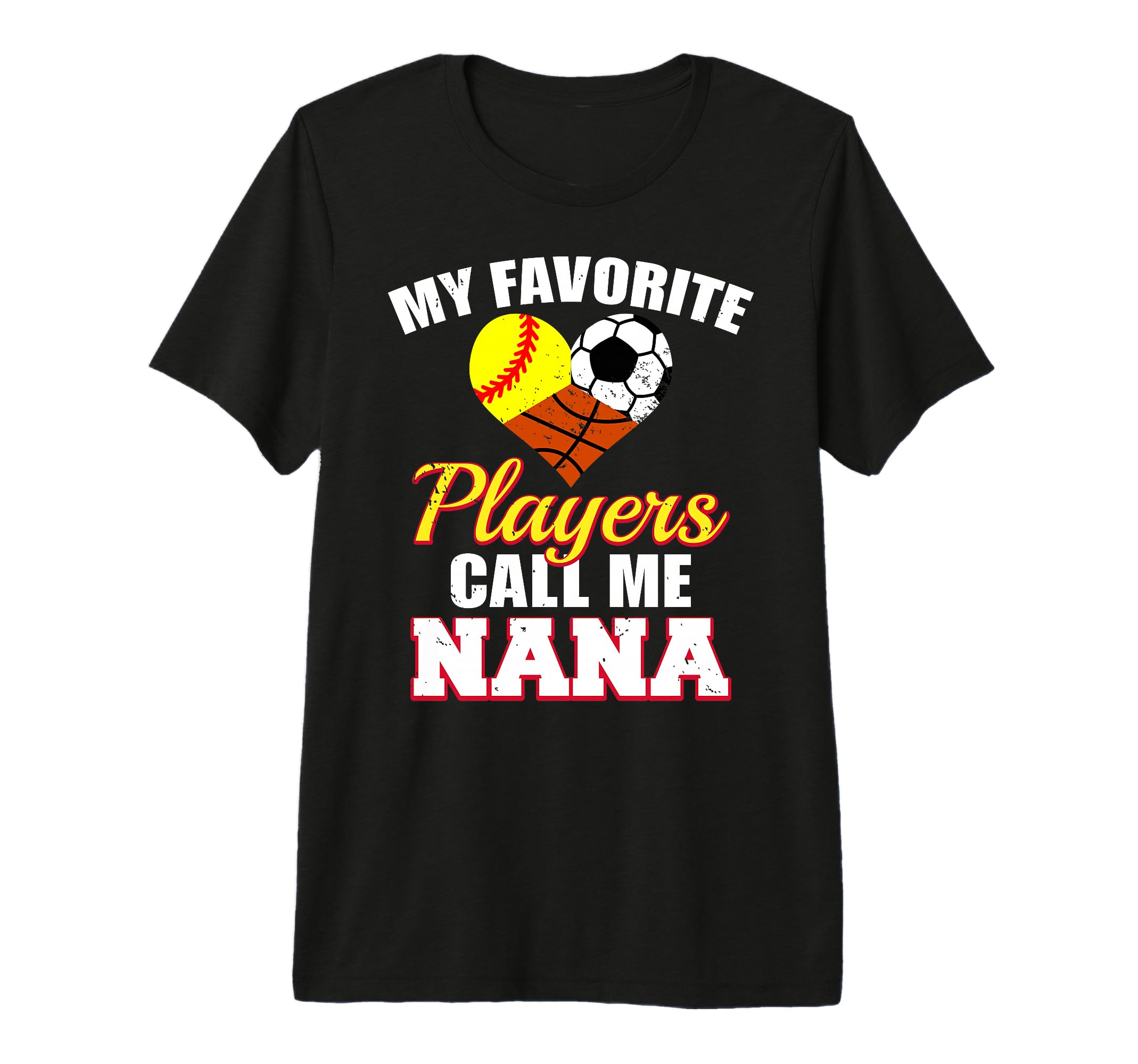 My Favorite Players Softball Soccer T-Shirt - Trendy Graphic for Adults