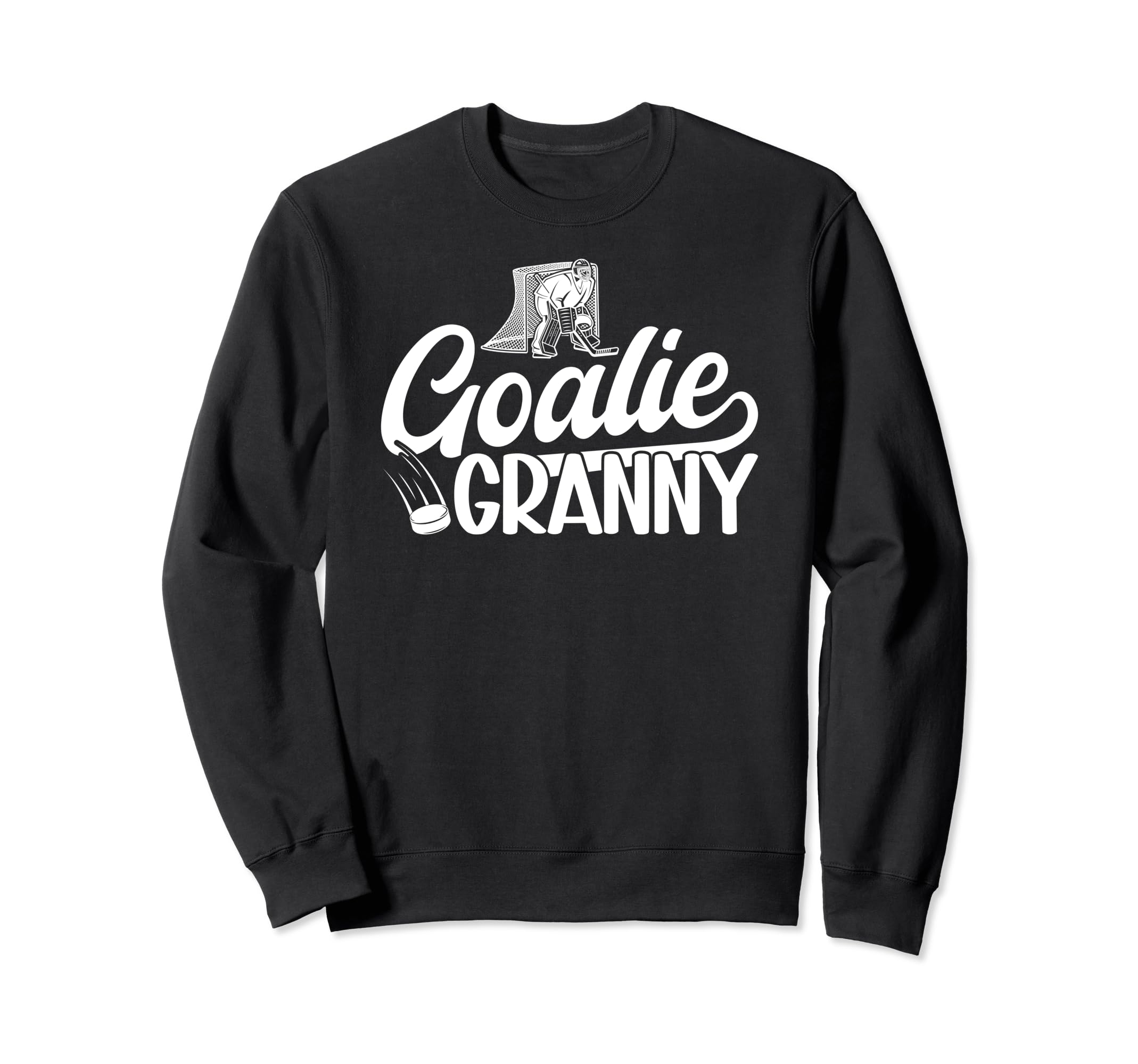 Ice Hockey Goalie Granny Ice Hockey Sweatshirt - Novelty Apparel Men Women